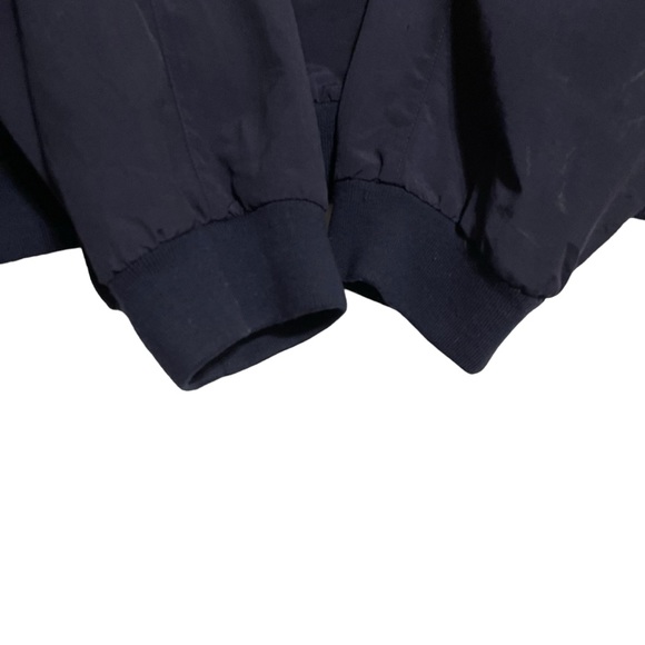 Tommy Hilfiger Lightweight Jacket Navy Blue Concealed Hood Waterproof Size XXL - Picture 3 of 12